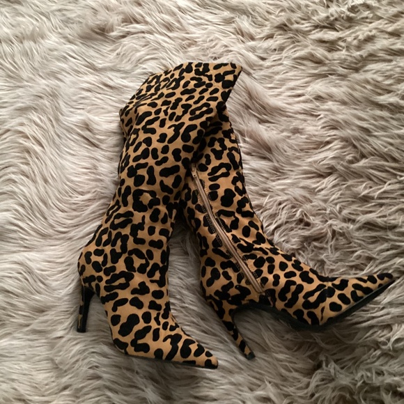 Qupid Shoes - Qupid  Women’s Tall  3 Inch Boots, Size 8M, Color Black/Tan